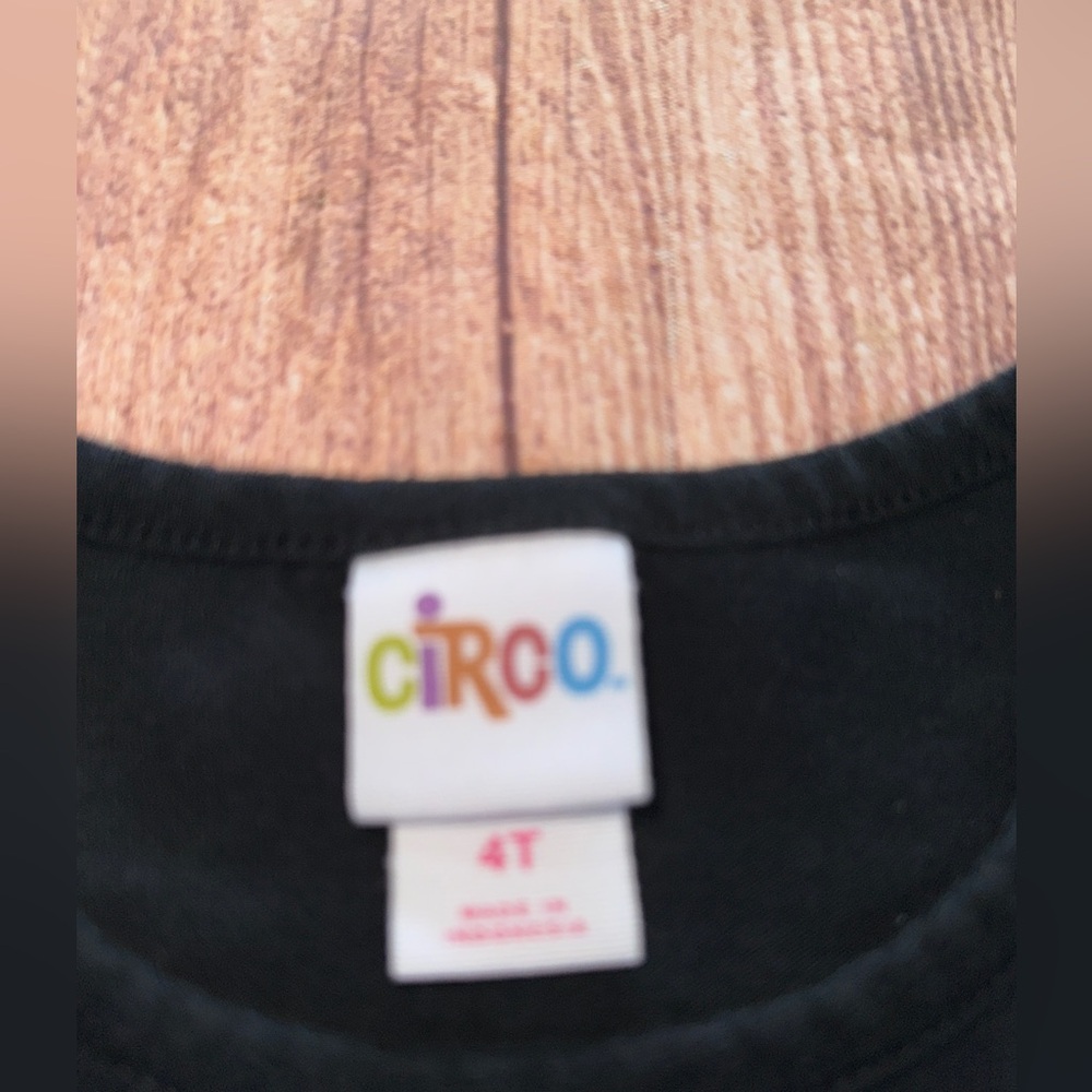 Circo Black Toddler Dress with ruffles - Picture 2 of 2